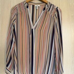 Joie Multicolor Striped Blouse